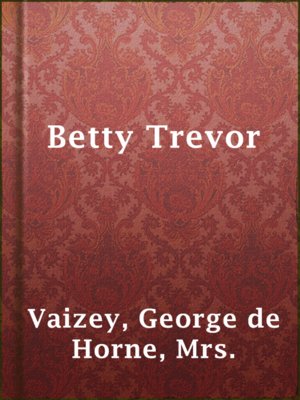 cover image of Betty Trevor
